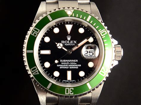 rolex submariner ghiera verde cinquantenario|rolex submariner verde.